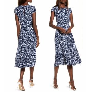 NWT Reformation Fauna Front Button Midi Dress Sz6